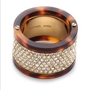 Michael Kors Tortious Barrel Ring